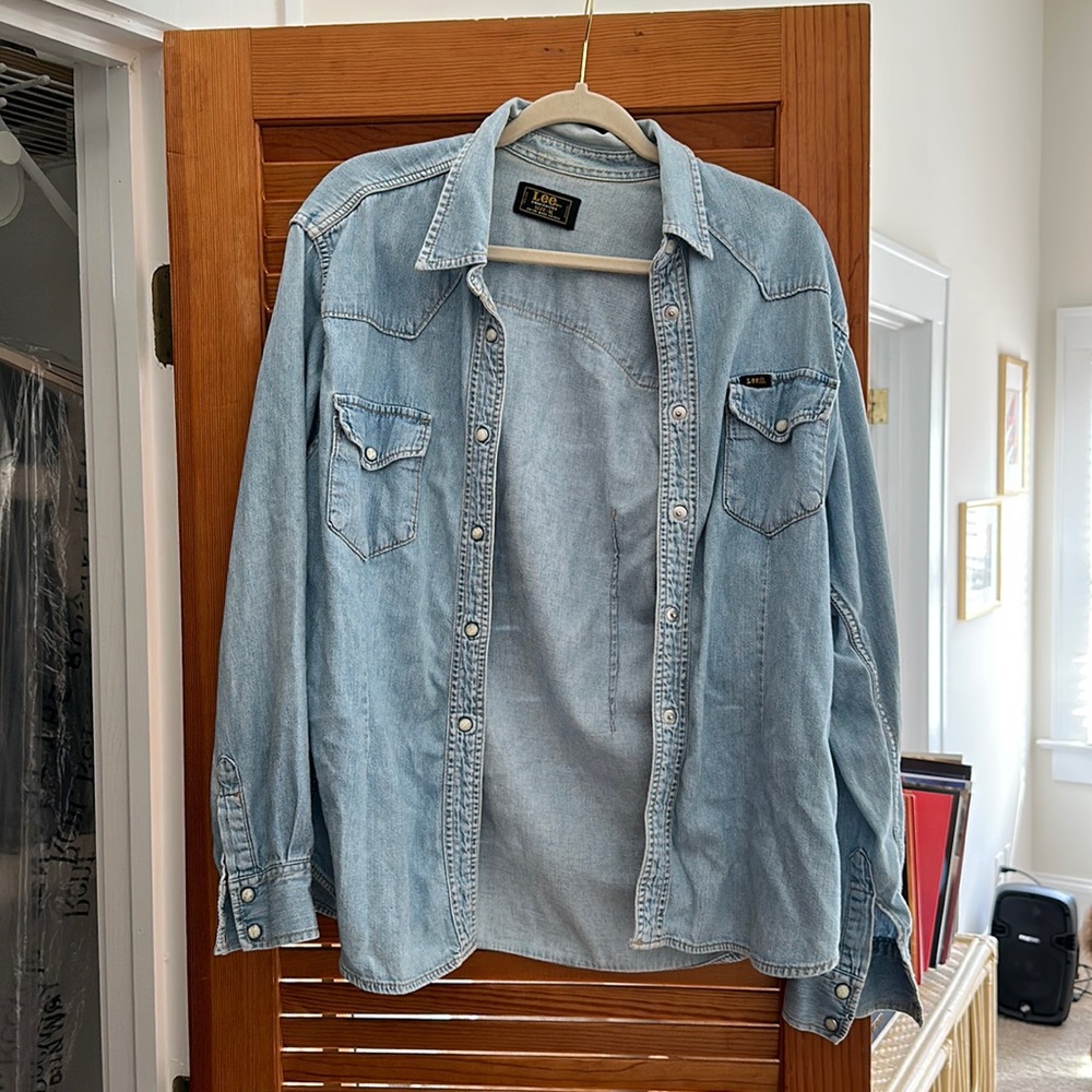 LEE oversized denim shirt